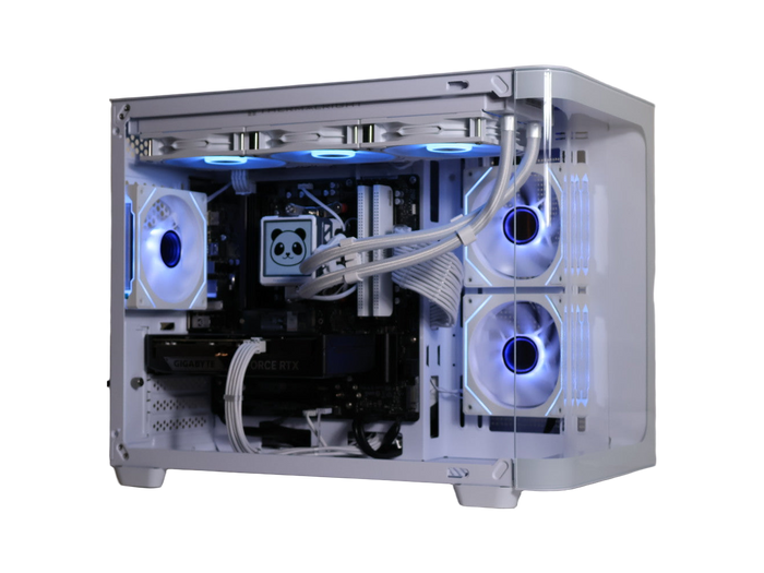 Ice Box gaming PC by PandaPCs