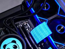 The Kodiak gaming PC angled view through panoramic glass
