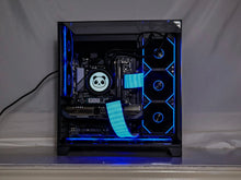 The Kodiak gaming PC interior with RX 9070 XT and RGB lighting